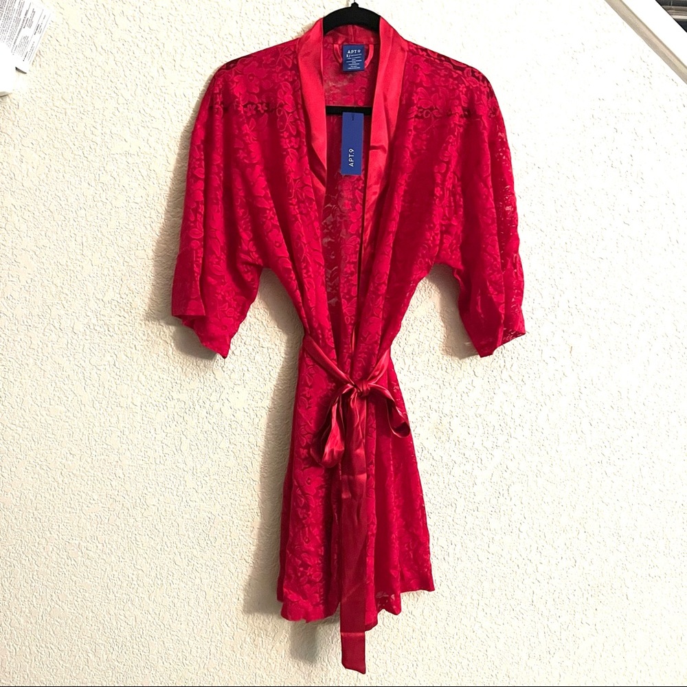 Apt. 9 Solid Lace Robe - Picture 11 of 11